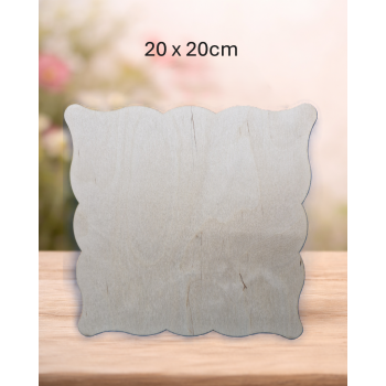 Tabliczka ozdobna 14 20x20cm, tabliczka 20x20cm, sklejka 3mm